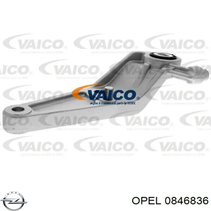 0846836 Opel soporte para taco de motor trasero