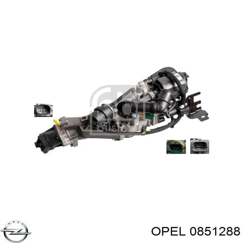 Válvula EGR 0851288 Opel