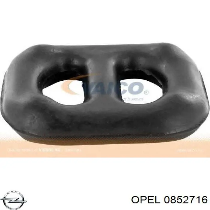 0852716 Opel soporte, silenciador