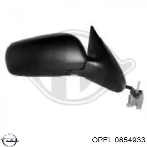 0854933 Opel junta, tubo de escape silenciador