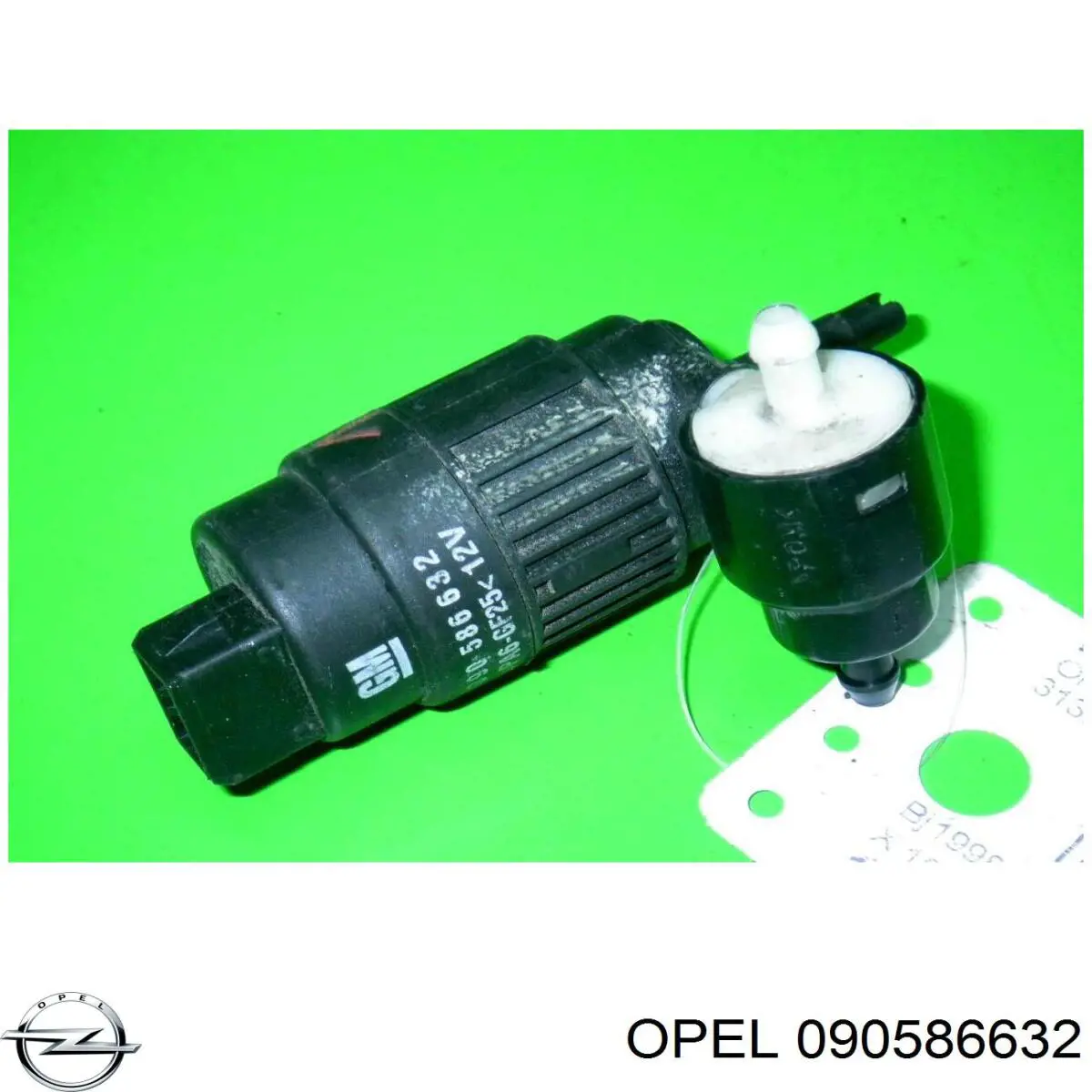 Bomba de agua limpiaparabrisas, delantera 090586632 Opel