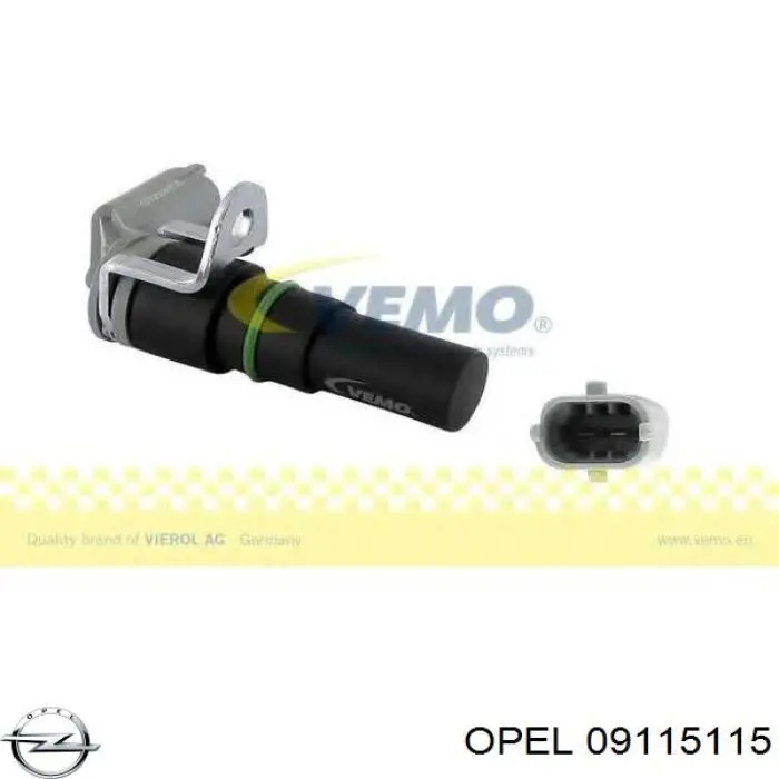 09115115 Opel sensor de posición del cigüeñal