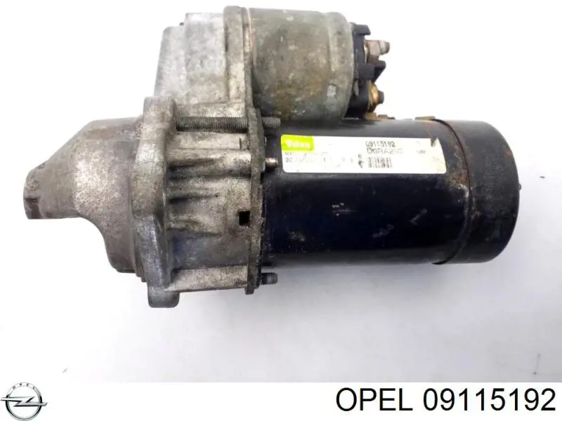 Burro de arranque  Opel 09115192 precio, desde 83,93 EUR
