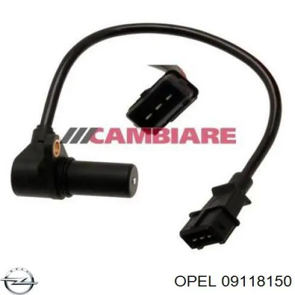 09118150 Opel sensor de posición del cigüeñal