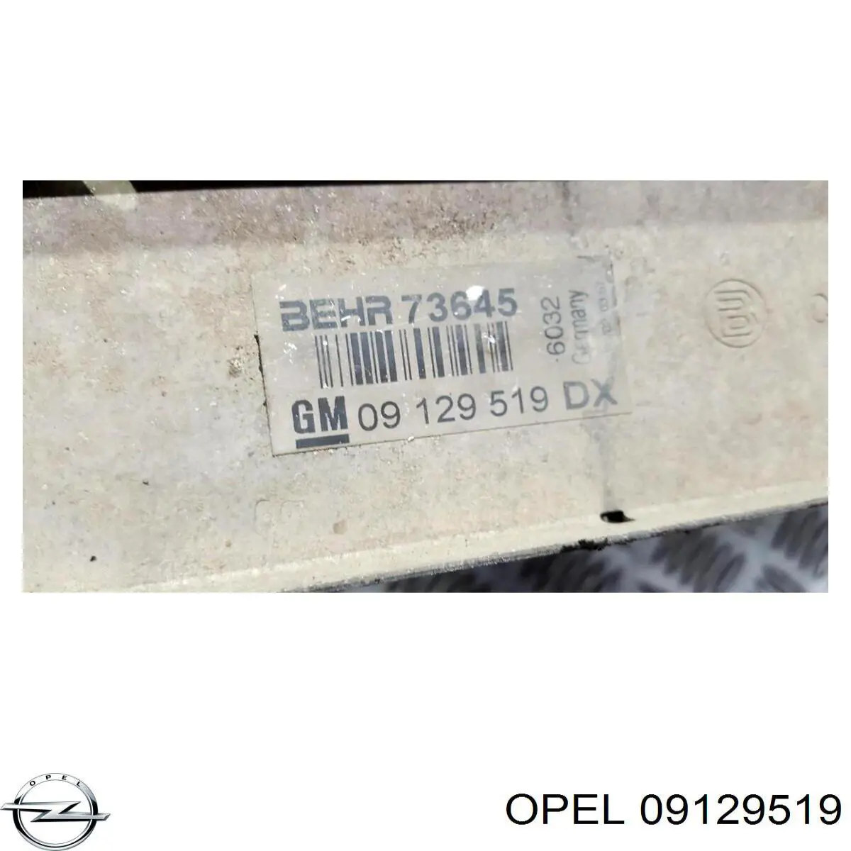 Radiador de aire de admisión Opel 09129519 precio, desde 37,75 EUR
