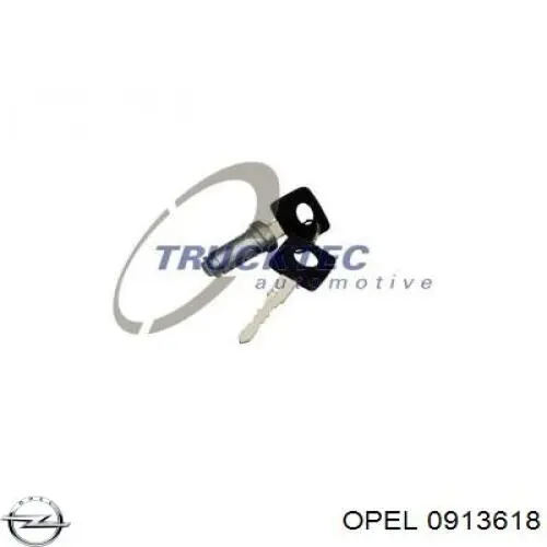 0913618 Opel bombín de cerradura de encendido
