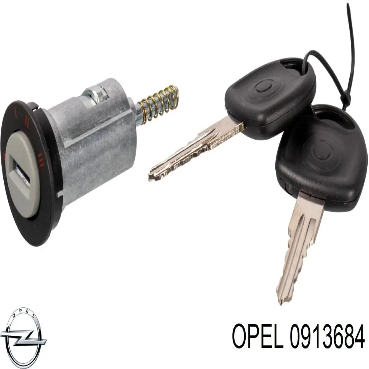 0913684 Opel bombín de cerradura de encendido