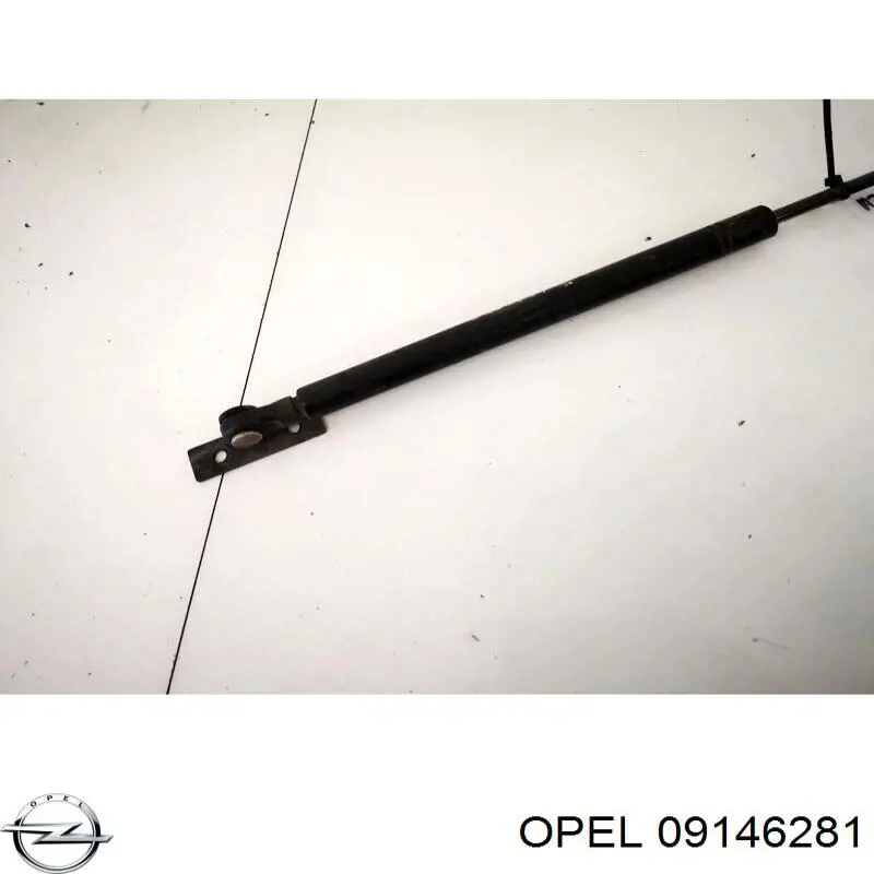 09146281 Opel muelle neumático, capó de motor