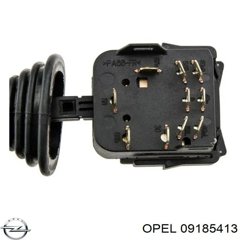 Conmutador izquierdo de la columna de dirección 09185413 Opel