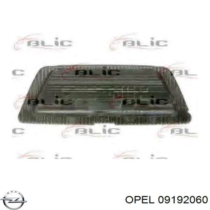 Lampara de matricula Opel 09192060 precio, desde 10,80 EUR