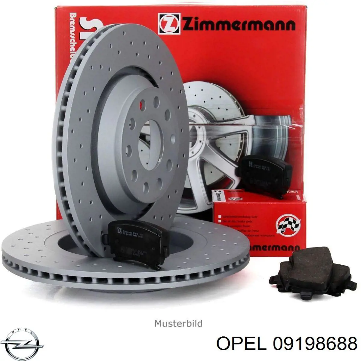 Comprar 09198688 Opel Pastillas delanteras de freno