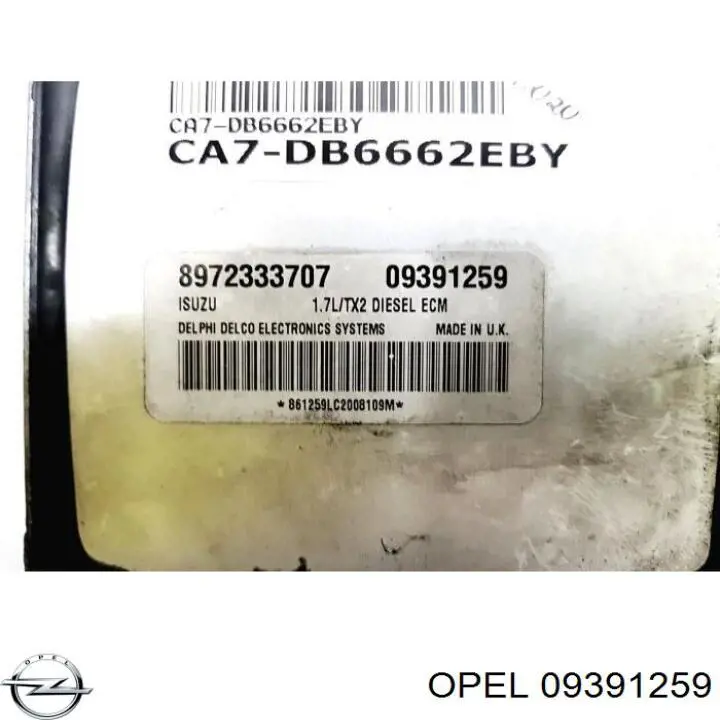  Opel 09391259 precio, desde 126,32 EUR