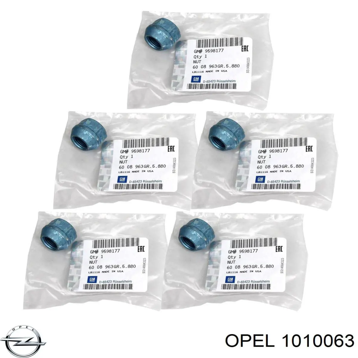 Sensor de presión de neumáticos 1010063 Opel