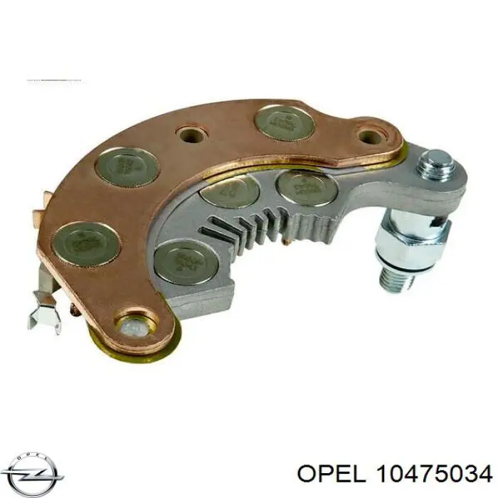 10475034 Opel alternador diodo puente rectificador