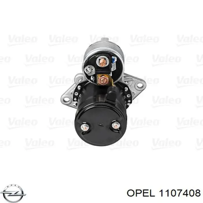 1107408 Opel motor de arranque