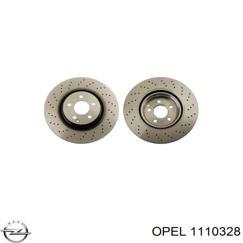 1110328 Opel Soporte derecho del radiador (panel de montaje para faros)