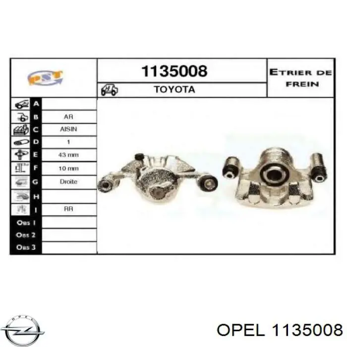 Compresor ac Opel 1135008 precio, desde 261,11 EUR