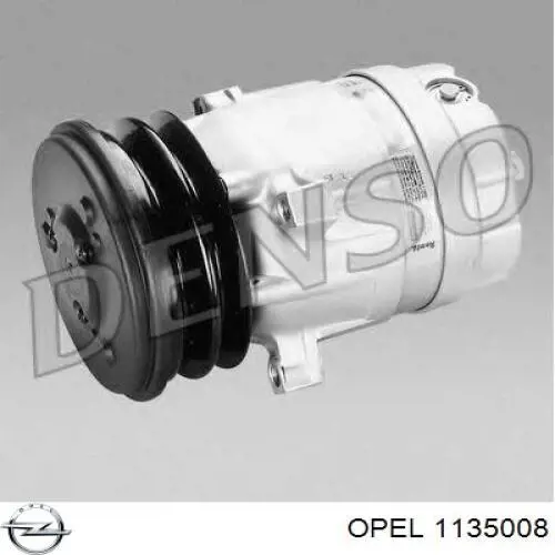 Compresor de aire acondicionado 1135008 Opel