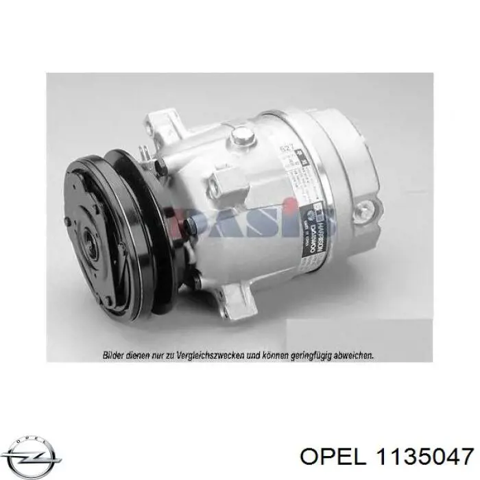 1135047 Opel Compresor climatizador