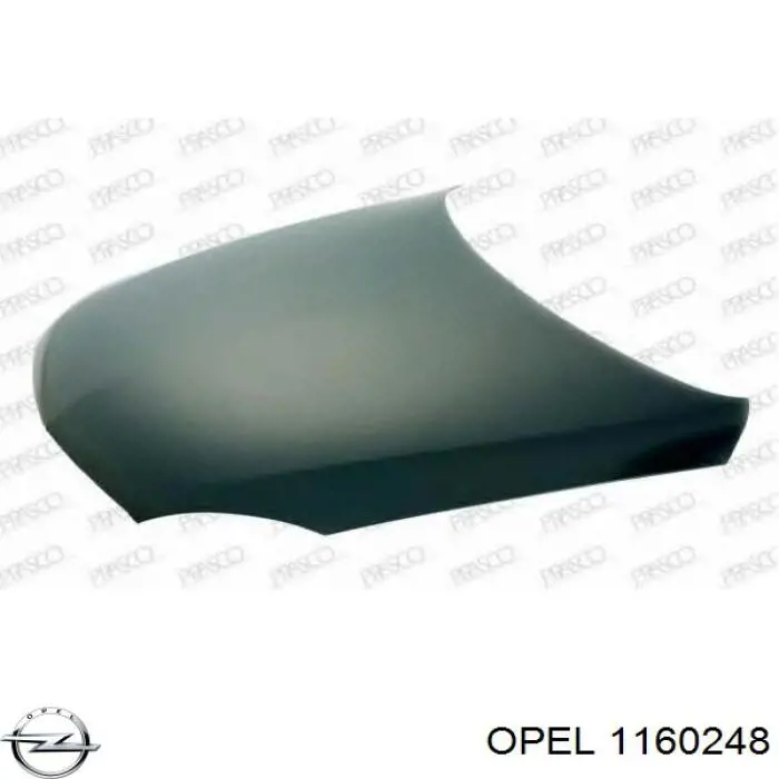 Capó del motor Opel 1160248 precio, desde 170,97 EUR