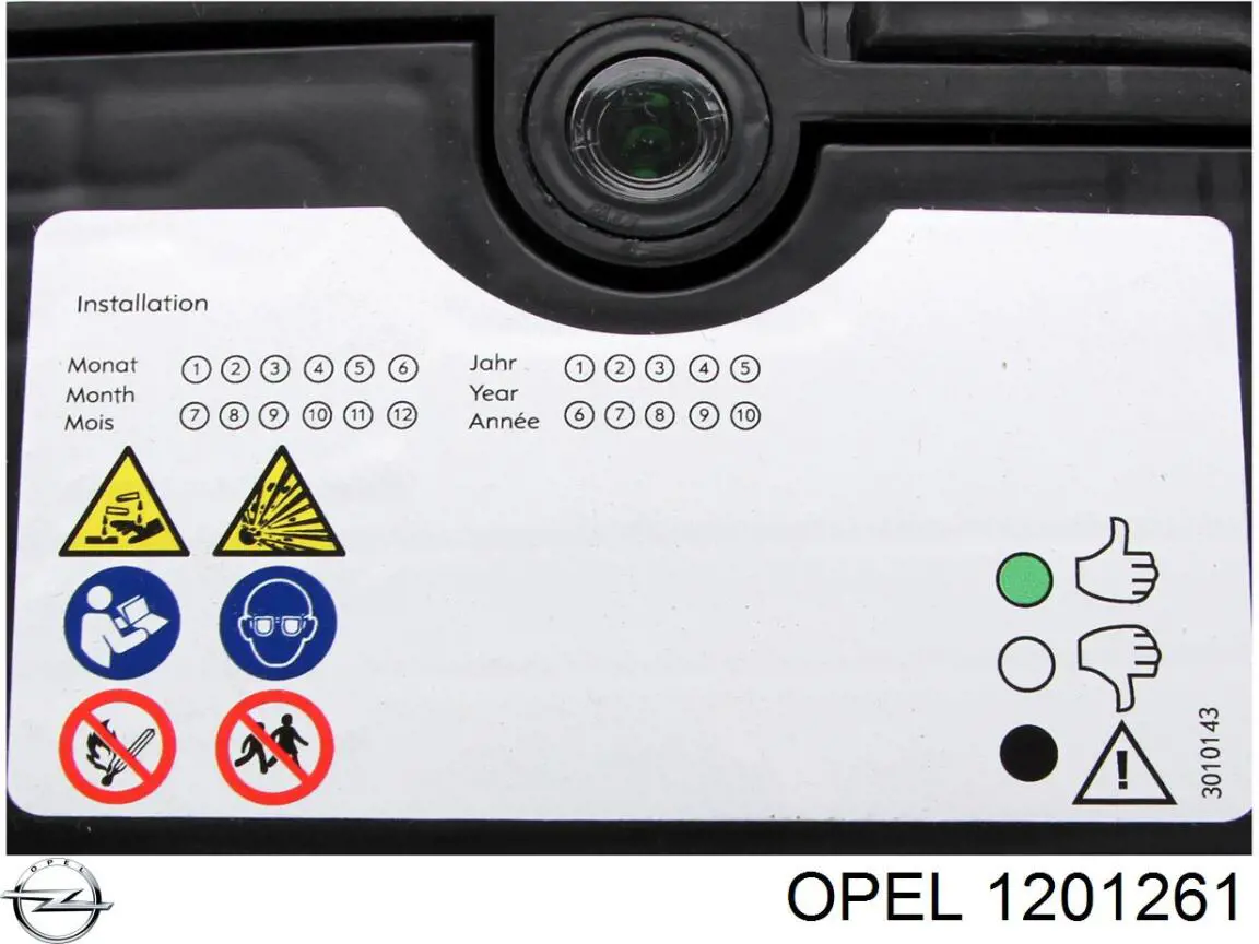 Batería de Arranque Opel (1201261)