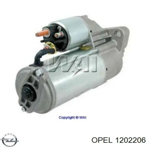 1202206 Opel motor de arranque