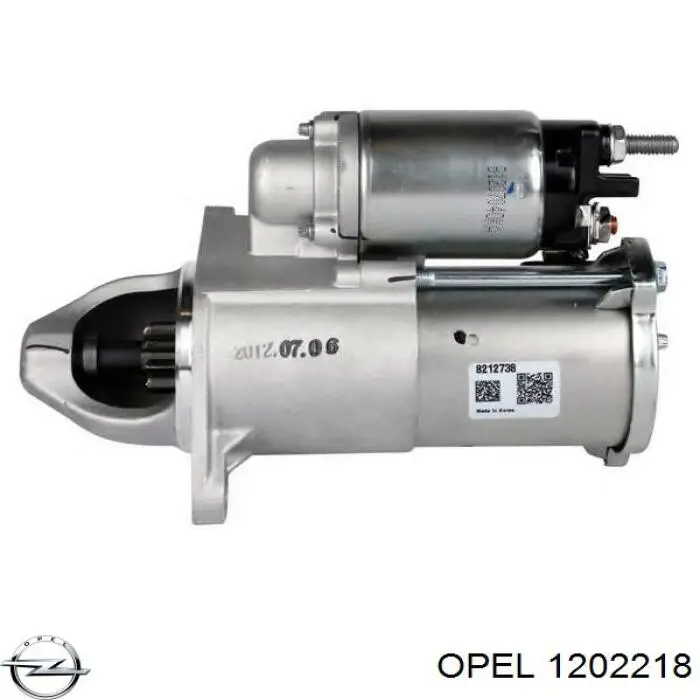1202218 Opel motor de arranque
