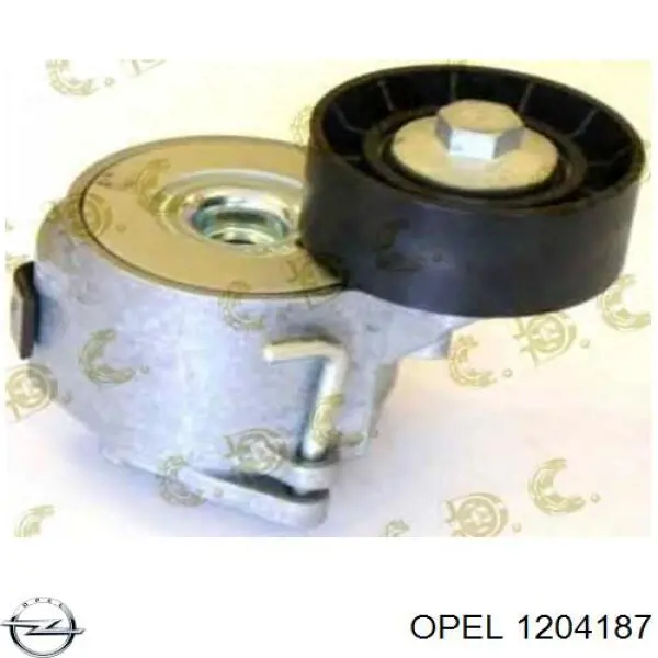 1204187 Opel tensor de correa, correa poli v