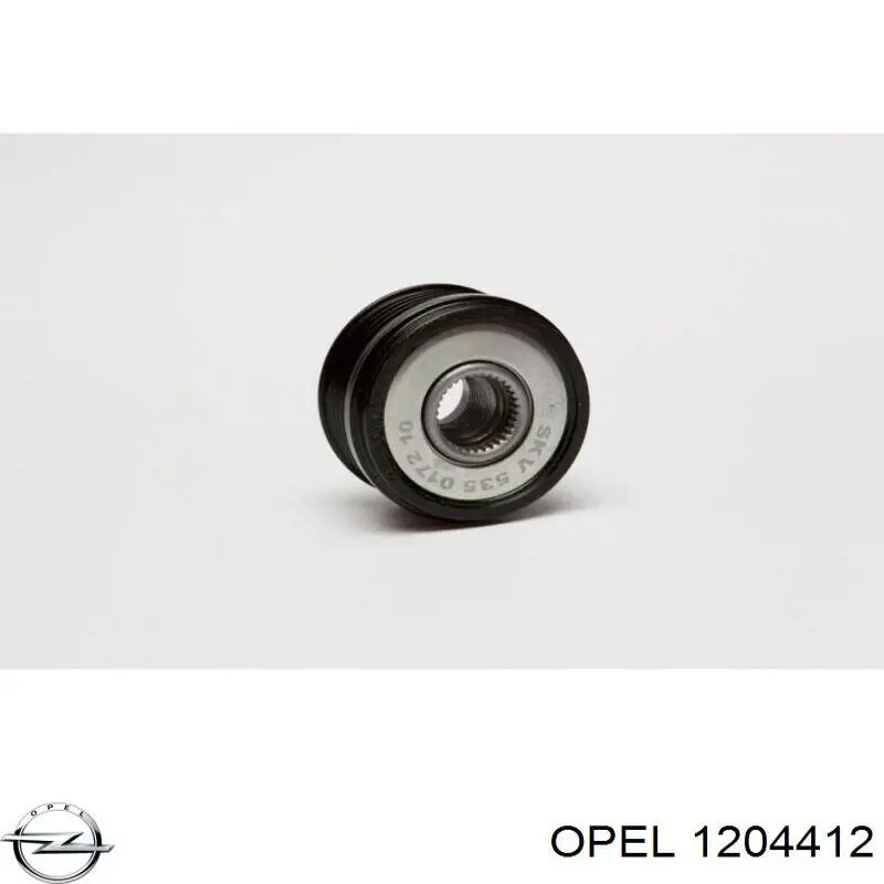 1204412 Opel polea del alternador