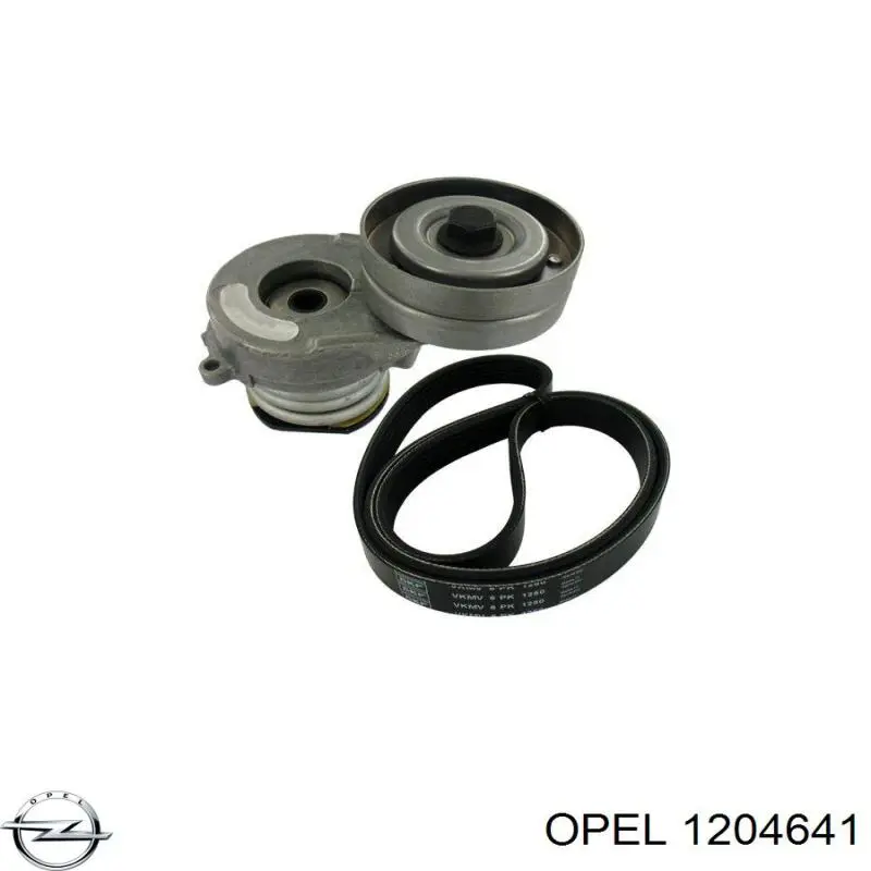 1204641 Opel tensor de correa, correa poli v