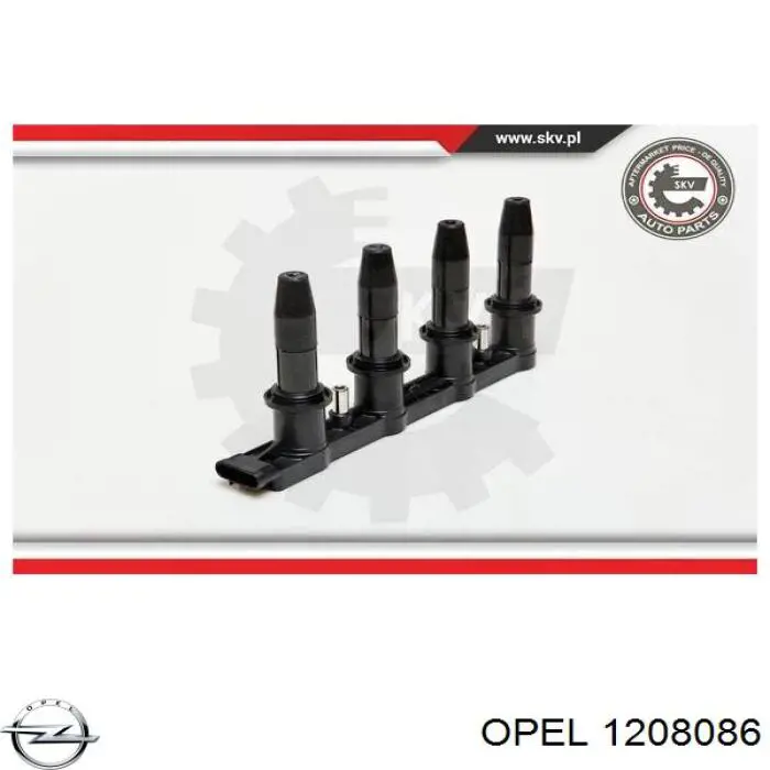 1208086 Opel bobina