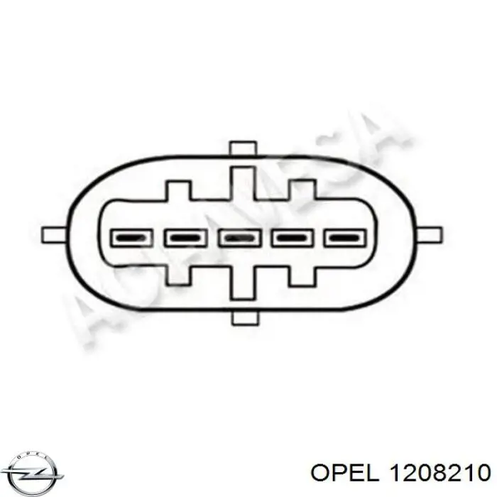 1208210 Opel bobina de encendido