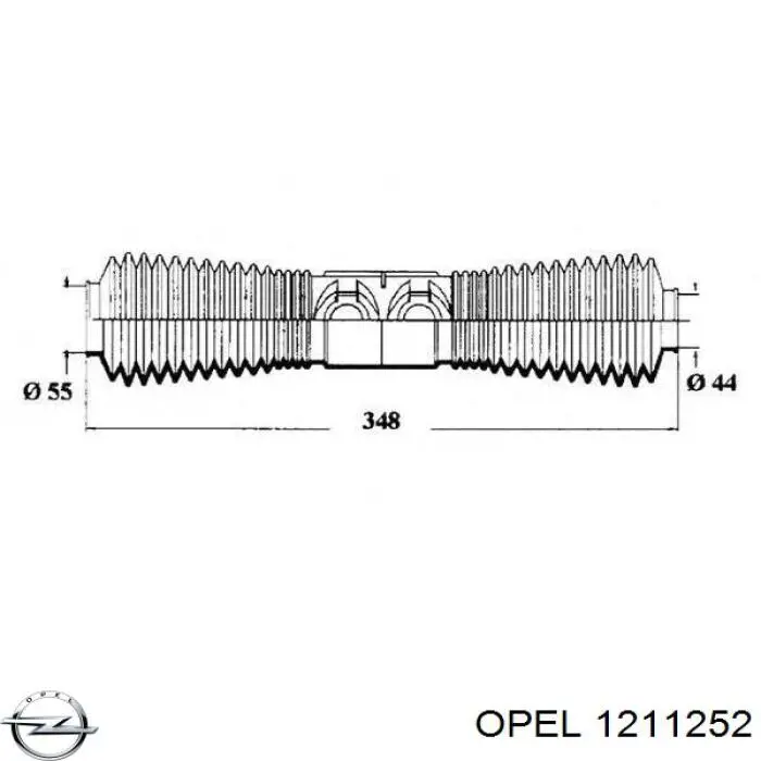 1211252 Opel tapa de distribuidor de encendido