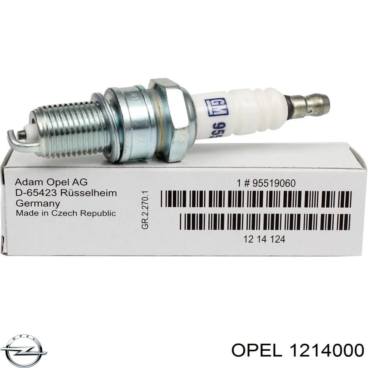 Bujía 1214000 Opel