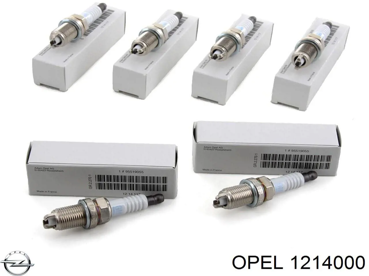 Bujias de encendido Opel 1214000