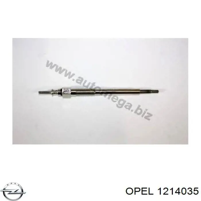 1214035 Opel bujía de precalentamiento