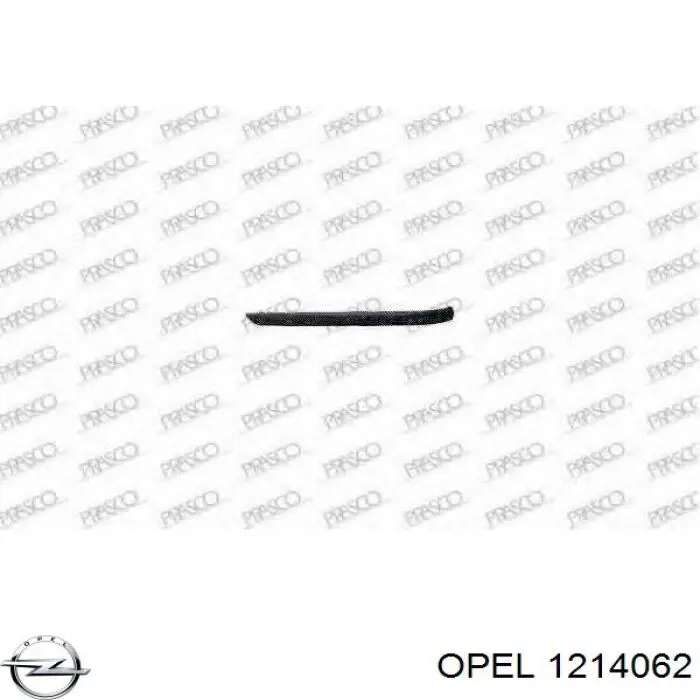 1214062 Opel bujía de precalentamiento