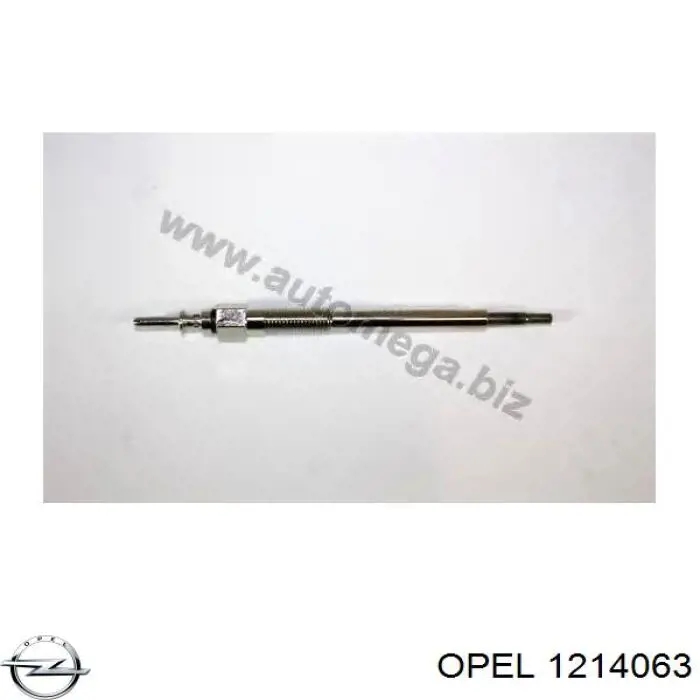 1214063 Opel bujía de precalentamiento