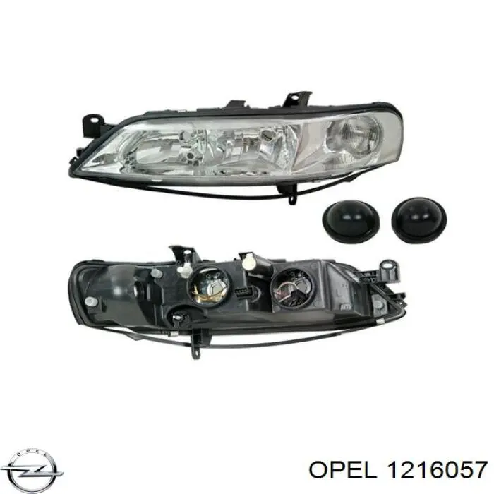 1216057 Opel faro izquierdo