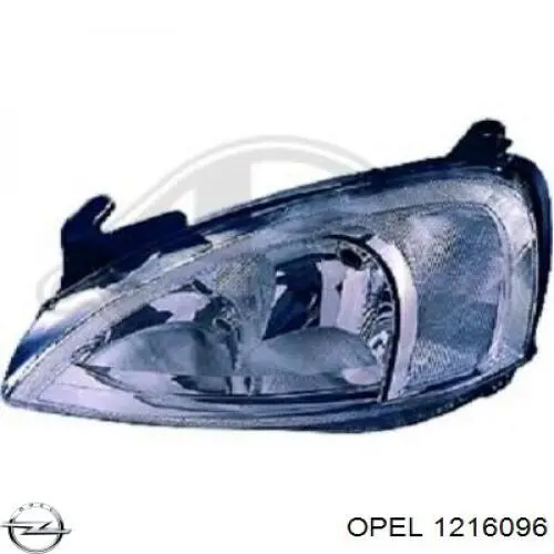 09114329 Opel faro izquierdo