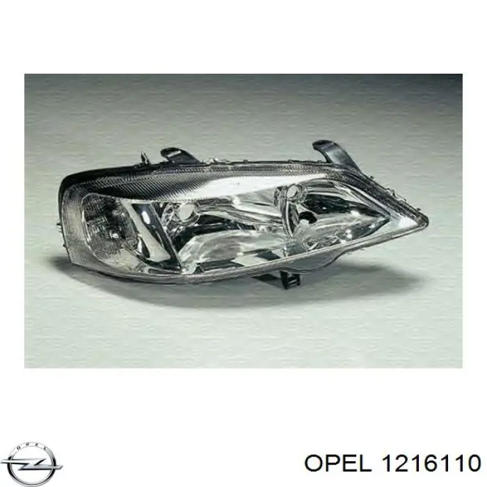 9117303 Opel faro izquierdo