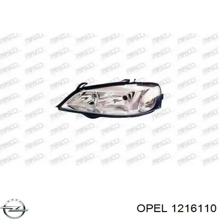 Faros delanteros Opel 093175368LH