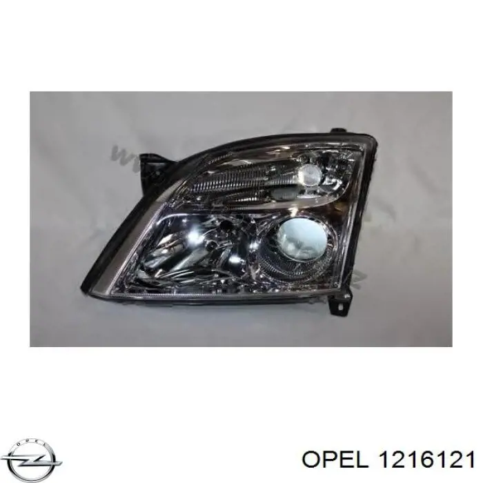 1216121 Opel faro izquierdo