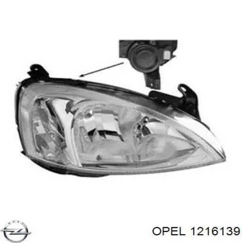 Faro derecho Opel 1216139 precio, desde 80,20 EUR