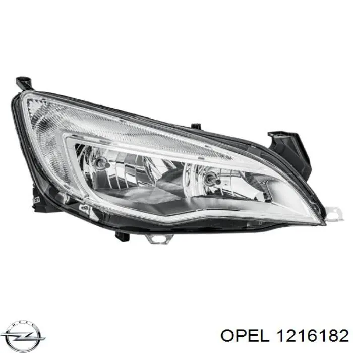 1216182 Opel Luz derecha