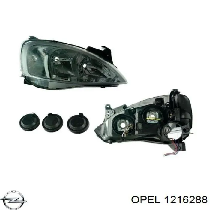 Faro derecho Opel 1216288 precio, desde 66,02 EUR