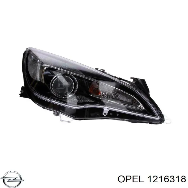 1216318 Opel faro derecho