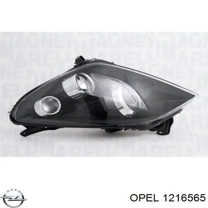 1216565 Opel faro izquierdo