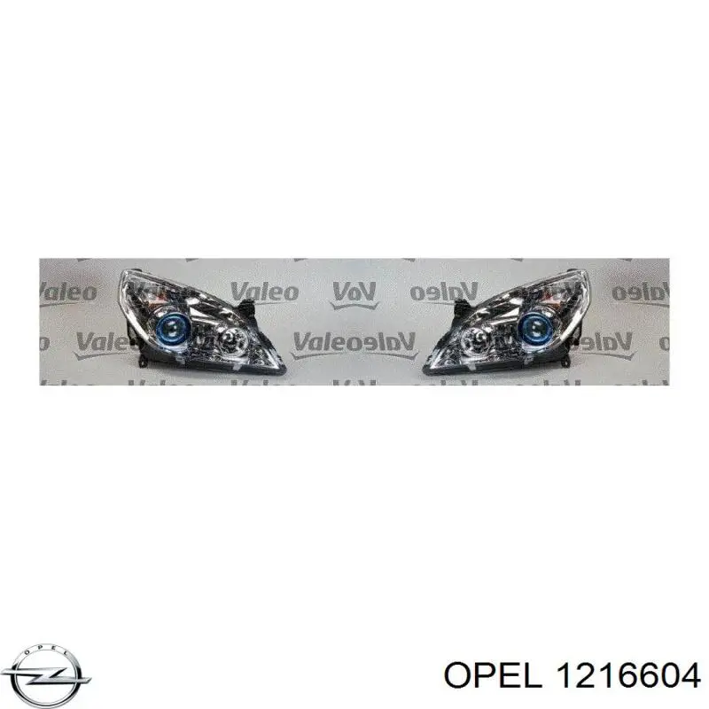 Faro derecho Opel 1216604 precio, desde 125,96 EUR