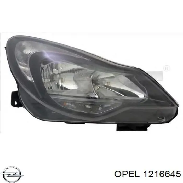 1216645 Opel faro derecho